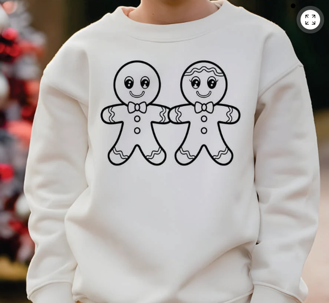 Christmas Color Your Own T-Shirt Kit – Youth