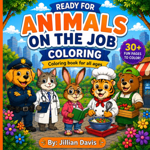 Animals on the Job - Coloring Book
