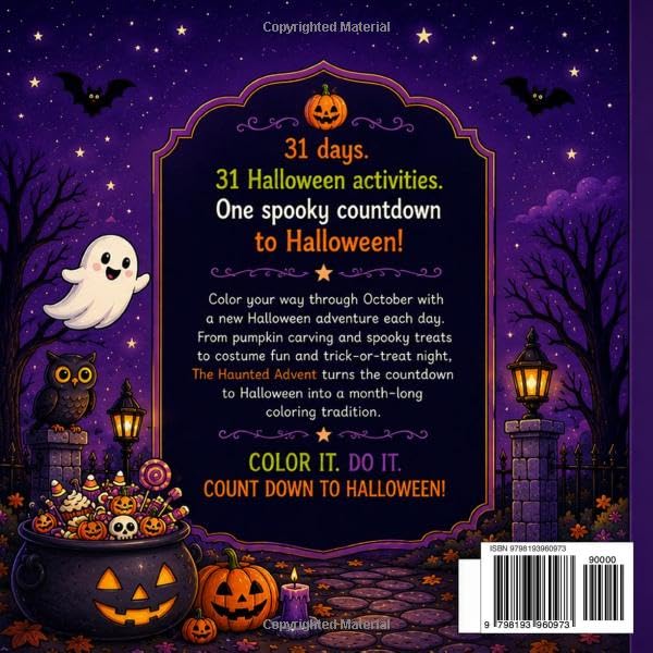 The Haunted Advent: 31 Days of Coloring