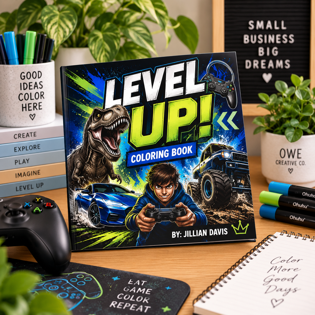 Level Up! | Coloring Book