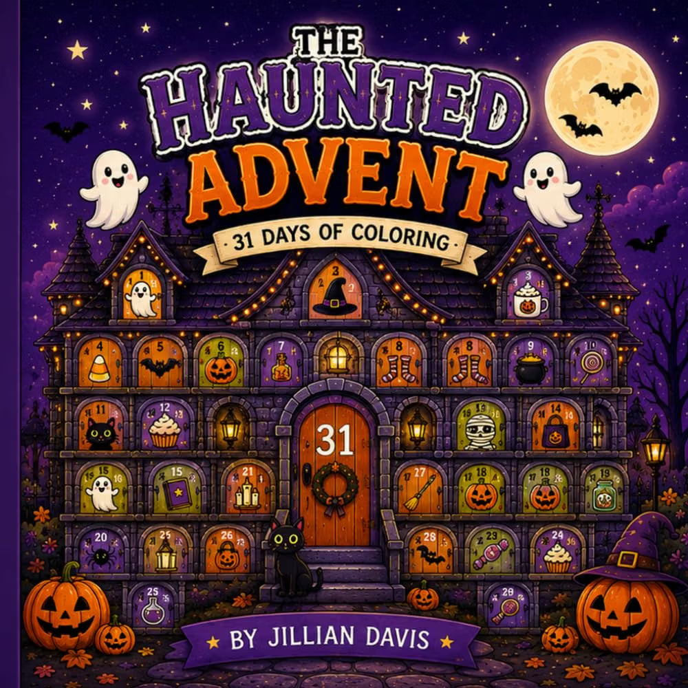 The Haunted Advent: 31 Days of Coloring