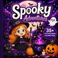 Spooky Adventures | Cute Halloween Coloring Book for Kids