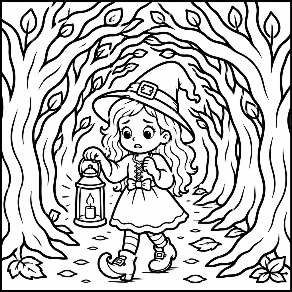 Spooky Adventures | Cute Halloween Coloring Book for Kids